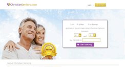 Desktop Screenshot of christianseniors.com